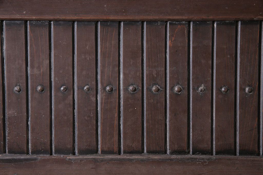 アンティーク家具　前面ケヤキ材・ヒノキ材　四尺水屋箪笥(R-036280)