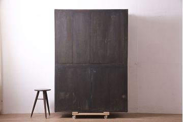 アンティーク家具　前面ケヤキ材・ヒノキ材　四尺水屋箪笥(R-036280)