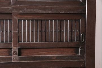 アンティーク家具　前面ケヤキ材・ヒノキ材　四尺水屋箪笥(R-036280)
