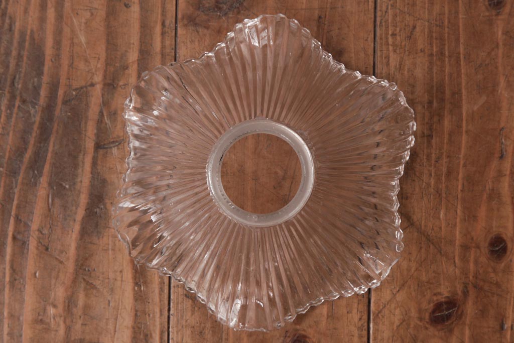 アンティーク照明　昭和初期　フリルシェードがおしゃれな西洋風のウォールランプ(壁付け照明)