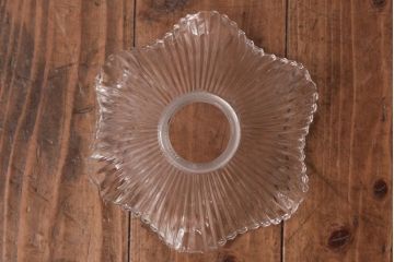 アンティーク照明　昭和初期　フリルシェードがおしゃれな西洋風のウォールランプ(壁付け照明)