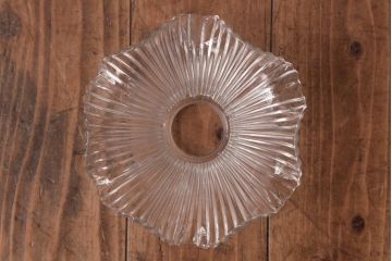 アンティーク照明　昭和初期　フリルシェードがおしゃれな西洋風のウォールランプ(壁付け照明)