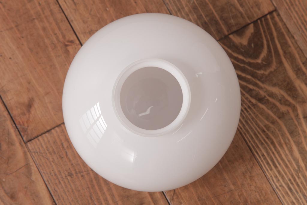 アンティーク照明　ふっくらとしたシェードが可愛らしいペンダントライト(天井照明)