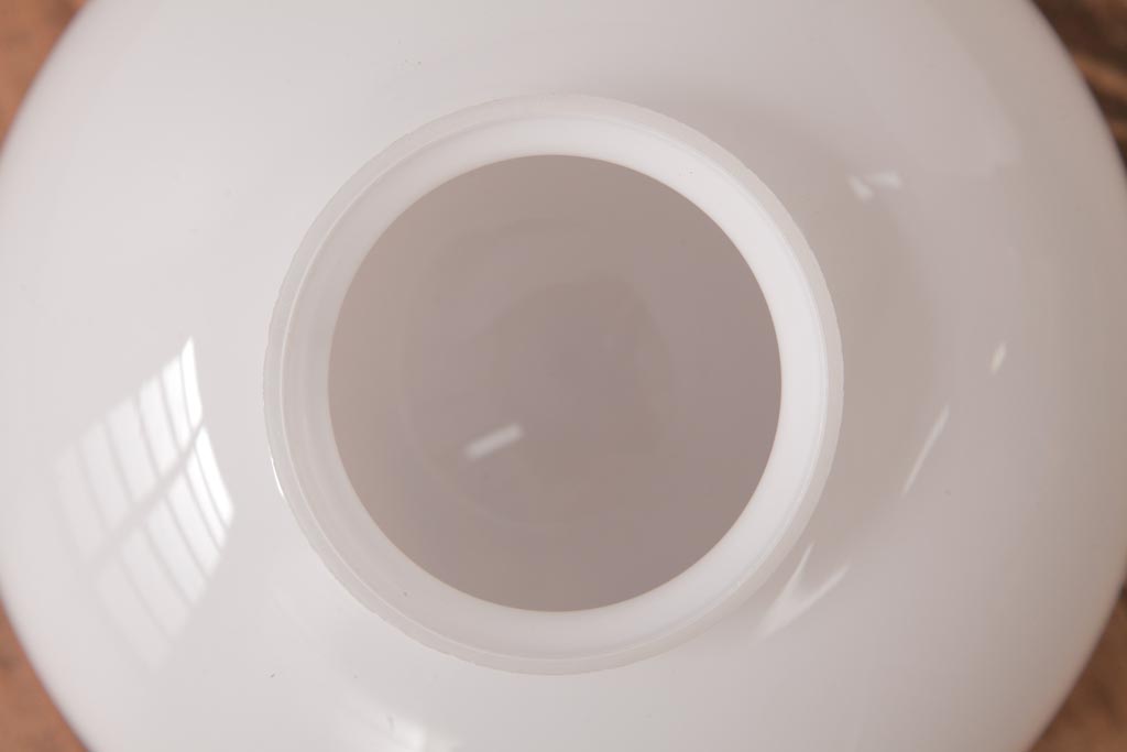 アンティーク照明　ふっくらとしたシェードが可愛らしいペンダントライト(天井照明)