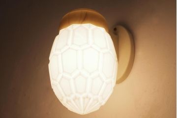 レトロ照明　ビンテージ　レア!　ベークライト製　ウォールライト(ブラケットライト、壁掛け照明、壁付け照明)