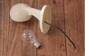 レトロ照明　ビンテージ　レア!　ベークライト製　ウォールライト(ブラケットライト、壁掛け照明、壁付け照明)