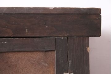アンティーク家具　明治期　前面ケヤキ材・ヒノキ材　四尺水屋箪笥サイドボード(テレビ台、収納棚、キャビネット)(R-036319)