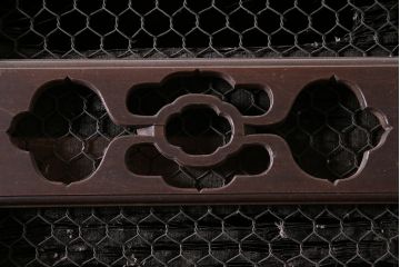 アンティーク家具　前面ケヤキ材・ヒノキ材　六尺京水屋箪笥サイドボード(カウンター、テレビ台)(R-036329)