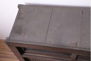 アンティーク家具　前面ケヤキ材・ヒノキ材　近江水屋　四尺水屋箪笥サイドボード(テレビ台、収納棚)(R-036338)