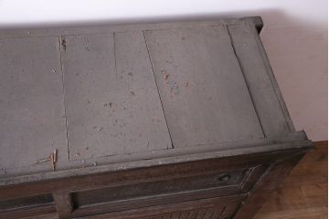 アンティーク家具　前面ケヤキ材・ヒノキ材　近江水屋　四尺水屋箪笥サイドボード(テレビ台、収納棚)(R-036338)