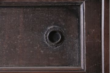 アンティーク家具　前面ケヤキ材・ヒノキ材　近江水屋　四尺水屋箪笥サイドボード(テレビ台、収納棚)(R-036338)