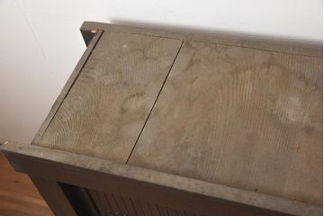 アンティーク家具　明治期　重厚感抜群の近江水屋箪笥テレビボード(テレビ台、ローボード、キャビネット、戸棚、収納棚、サイドボード)(R-036351)