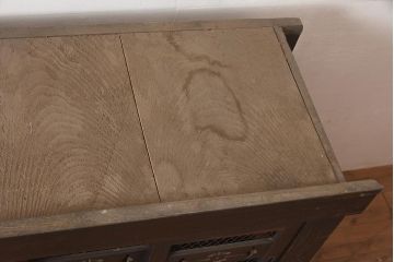 アンティーク家具　明治期　重厚感抜群の近江水屋箪笥テレビボード(テレビ台、ローボード、キャビネット、戸棚、収納棚、サイドボード)(R-036351)