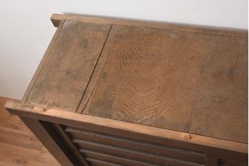 アンティーク家具　明治期　重厚感抜群の近江水屋箪笥テレビボード(テレビ台、ローボード、キャビネット、戸棚、収納棚、サイドボード)(R-036352)