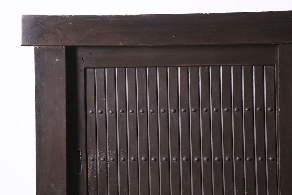 アンティーク家具　シンプルな四尺水屋箪笥(サイドボード、テレビ台)(R-036364)