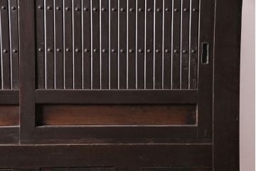 アンティーク家具　シンプルな四尺水屋箪笥(サイドボード、テレビ台)(R-036364)