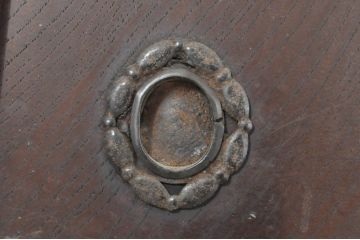 アンティーク家具　明治大正期　前面ケヤキ・ヒノキ材　六尺水屋箪笥サイドボード(収納棚、戸棚)(R-036367)