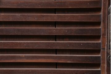 アンティーク家具　ヒノキ材　明治大正期　関西帳場箪笥のサイドキャビネット(収納棚、戸棚)(R-036374)