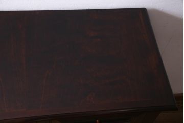 中古　松本民芸家具　レア品　C型ボールフット洋タンス　クラシカルなジャコビアン様式が目を惹くチェスト(引き出し)(定価約57万円)