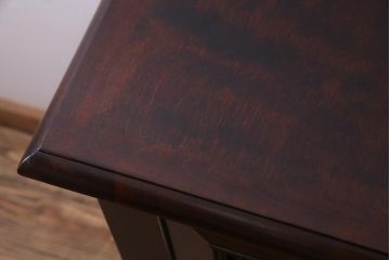 中古　松本民芸家具　レア品　C型ボールフット洋タンス　クラシカルなジャコビアン様式が目を惹くチェスト(引き出し)(定価約57万円)