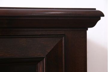 中古　松本民芸家具　レア品　C型ボールフット洋タンス　クラシカルなジャコビアン様式が目を惹くチェスト(引き出し)(定価約57万円)