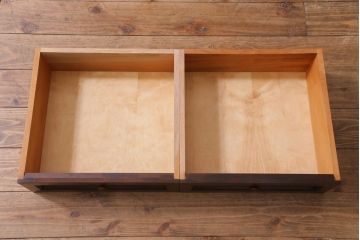 中古　松本民芸家具　B型サイドボード　ジャコビアン様式がクラシカルなキャビネット(収納棚、戸棚)(定価約51万円)