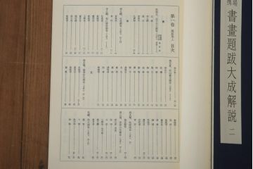 書画題跋大成　25冊(1〜15巻・解説)　省心書房(中国書道)(R-036394)