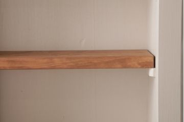 ペイント家具　レトロ　可愛らしい色合いのウォールキャビネット(壁掛け収納棚、吊り棚)
