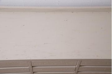 ペイント家具　レトロ家具　40杯　たっぷり収納できるシンプルな書類ケース(チェスト、サイドボード、引き出し)