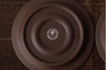 アンティーク雑貨　イギリスビンテージ　HORNSEA(ホーンジー)　CORAL(コーラル)　カップ&ソーサー2客セット(洋食器)(R-036409)