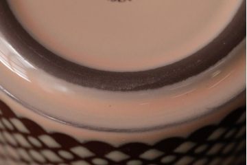 アンティーク雑貨　イギリスビンテージ　HORNSEA(ホーンジー)　CORAL(コーラル)　カップ&ソーサー2客セット(洋食器)(R-036411)