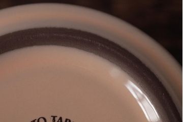アンティーク雑貨　イギリスビンテージ　HORNSEA(ホーンジー)　CORAL(コーラル)　カップ&ソーサー2客セット(洋食器)(R-036411)