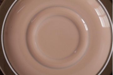 アンティーク雑貨　イギリスビンテージ　HORNSEA(ホーンジー)　CORAL(コーラル)　カップ&ソーサー2客セット(洋食器)(R-036411)
