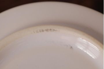 アンティーク雑貨　イギリスビンテージ　HORNSEA(ホーンジー)　LINEAR(リニア)　カップ&ソーサー2客セット(洋食器)(R-036413)