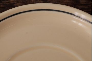 アンティーク雑貨　イギリスビンテージ　HORNSEA(ホーンジー)　EBONY(エボニー)　カップ&ソーサー2客セット(洋食器)(R-036416)