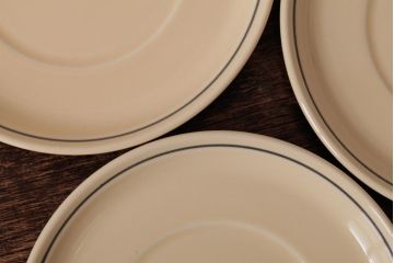 アンティーク雑貨　イギリスビンテージ　HORNSEA(ホーンジー)　EBONY(エボニー)　カップ&ソーサー3客セット(洋食器)(R-036417)