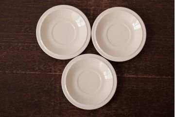 ヴィンテージ雑貨　イギリスビンテージ　Hornsea(ホーンジー)　FLEUR(フルール)　カップ&ソーサー3客セット(R-036419)