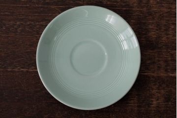 ビンテージ雑貨　イギリスヴィンテージ　Woods ware(ウッズウエア)　Beryl(ベロル)　カップ&ソーサー2客セット(R-036421)