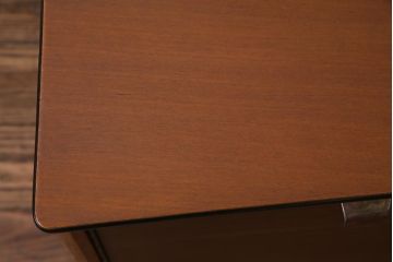 北欧ヴィンテージ家具　チーク材　すっきりとした作りのドレッシングチェスト(ドレッサー、鏡台、ミラー、ビンテージ)