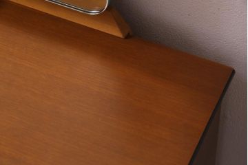 北欧ヴィンテージ家具　チーク材　すっきりとした作りのドレッシングチェスト(ドレッサー、鏡台、ミラー、ビンテージ)