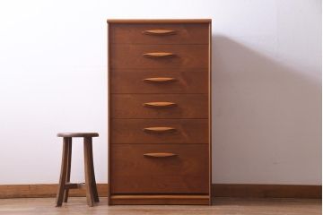 ヴィンテージ家具　イギリス　austinsuite(オースティンスイート)社　チーク材の温かみが魅力のチェスト(引き出し、ビンテージ)