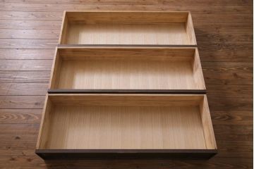 ビンテージ家具　神戸家具　永田良介商店　英国アンティークの様なデザインが魅力のチェスト(洋タンス、衣類タンス)