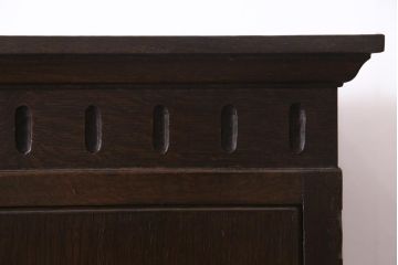 ビンテージ家具　神戸家具　永田良介商店　英国アンティークの様なデザインが魅力のチェスト(洋タンス、衣類タンス)