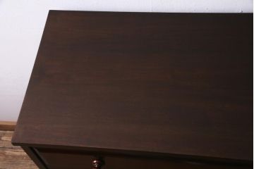 当店リメイク家具　北海道民芸家具　和室にも洋室にも合うチェスト(引き出し、タンス)