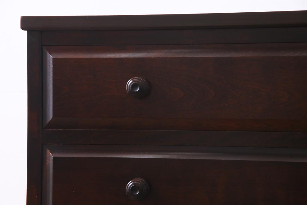 当店リメイク家具　北海道民芸家具　和室にも洋室にも合うチェスト(引き出し、タンス)