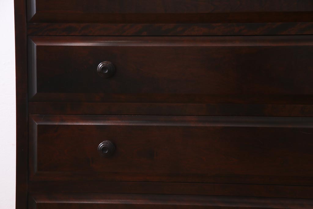 当店リメイク家具　北海道民芸家具　和室にも洋室にも合うチェスト(引き出し、タンス)