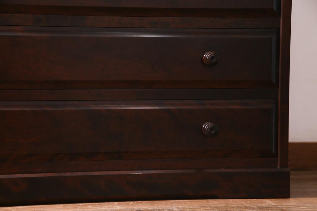 当店リメイク家具　北海道民芸家具　和室にも洋室にも合うチェスト(引き出し、タンス)