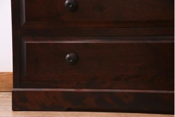 当店リメイク家具　北海道民芸家具　和室にも洋室にも合うチェスト(引き出し、タンス)