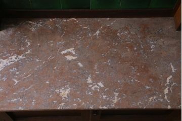 イギリスアンティーク家具　オーク材　重厚な木の味わいのウォッシュスタンド(洗面台、サイドボード、キャビネット)