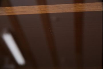 北欧ビンテージ　ヴィンテージ家具　G-PLAN(ジープラン)　チーク材　魅せる収納にぴったりな縦型のキャビネット(収納棚、戸棚)